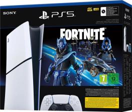 Sony PlayStation 5 Slim Digital Edition 825GB Fortnite Cobalt Star Bundle